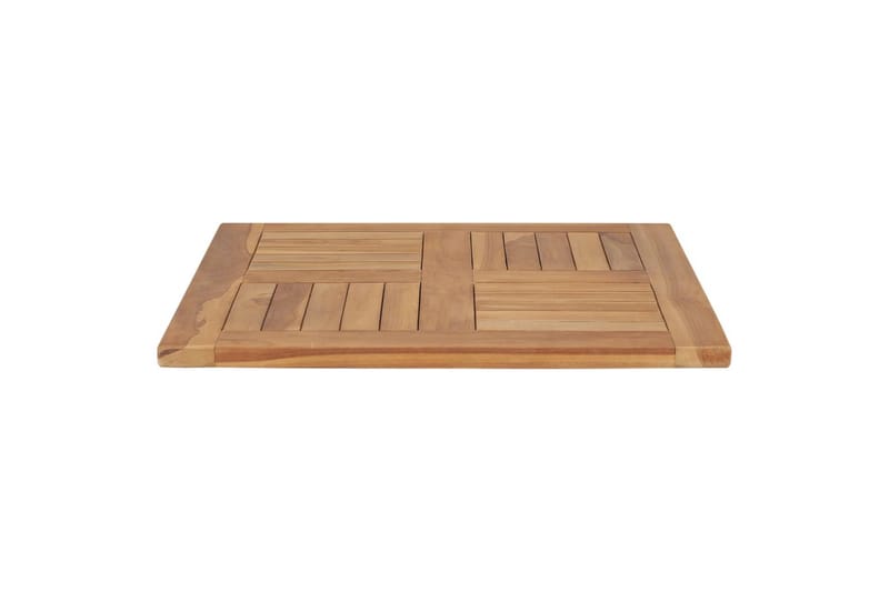 Bordplate heltre teak 60x60x2,5 cm - Brun - Møbler - Bord - Bordtilbehør - Bordplate