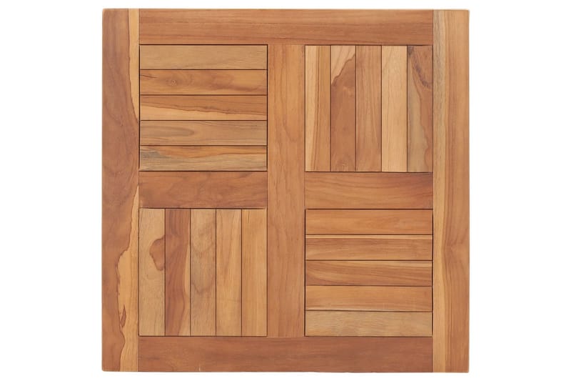 Bordplate heltre teak 60x60x2,5 cm - Brun - Møbler - Bord - Bordtilbehør - Bordplate