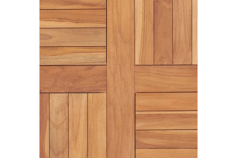Bordplate heltre teak 60x60x2,5 cm - Brun - Møbler - Bord - Bordtilbehør - Bordplate