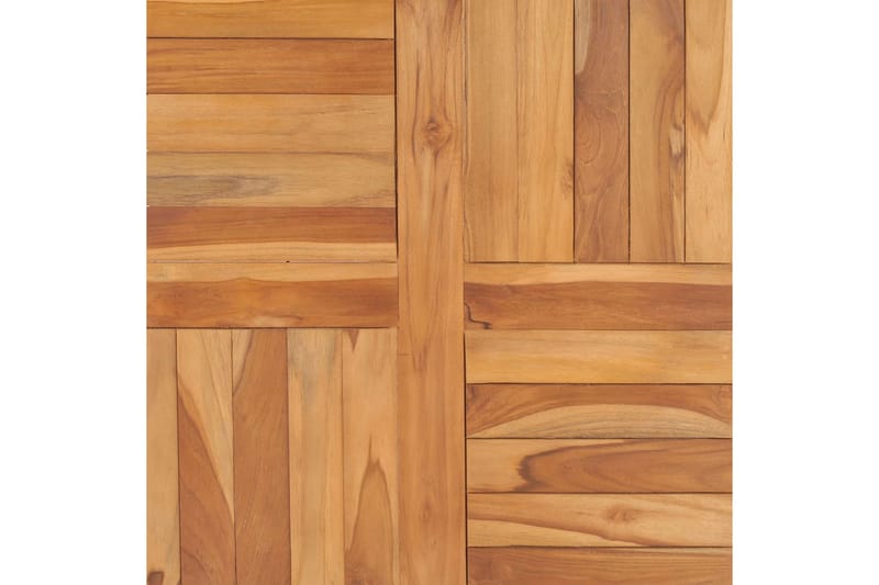 Bordplate heltre teak 70x70x2,5 cm - Brun - Møbler - Bord - Bordtilbehør - Bordplate