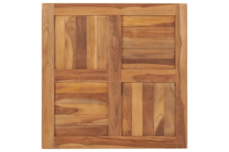 Bordplate heltre teak 70x70x2,5 cm - Brun - Møbler - Bord - Bordtilbehør - Bordplate