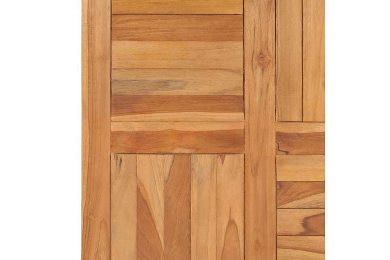 Bordplate heltre teak 70x70x2,5 cm - Brun - Møbler - Bord - Bordtilbehør - Bordplate