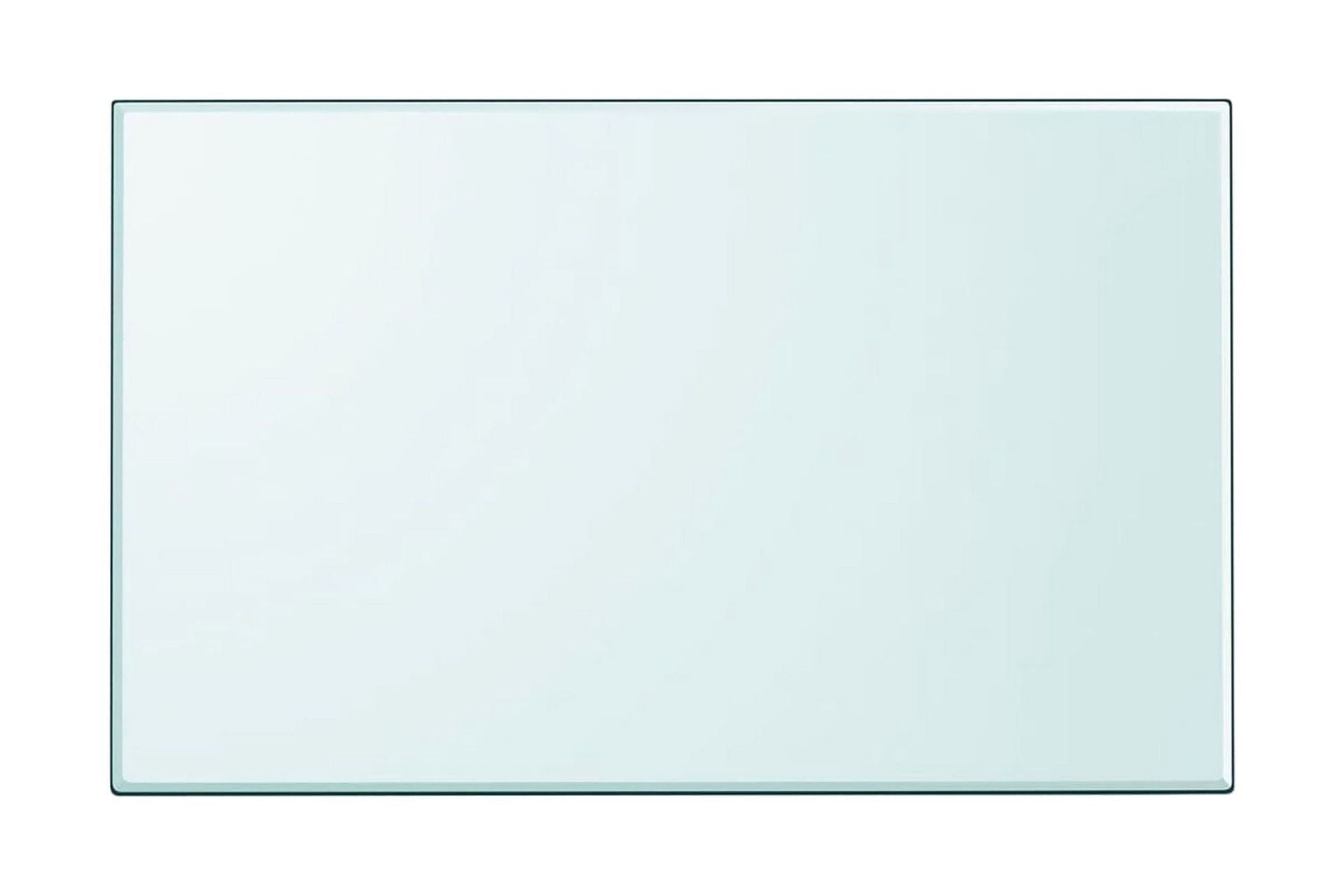 Bordplate Herdet Glass Rektangulr 1000x620 mm - Møbler - Bord - Bordtilbehør - Bordplate