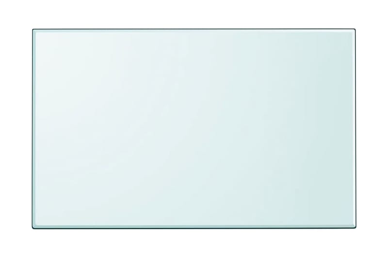 Bordplate Herdet Glass Rektangulr 1000x620 mm - Møbler - Bord - Bordtilbehør - Bordplate