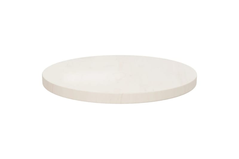 Bordplate hvit 40x2,5 cm heltre furu - Hvit - Møbler - Bord - Bordtilbehør - Bordplate