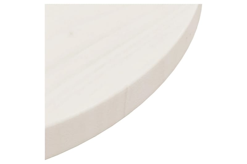 Bordplate hvit 40x2,5 cm heltre furu - Hvit - Møbler - Bord - Bordtilbehør - Bordplate