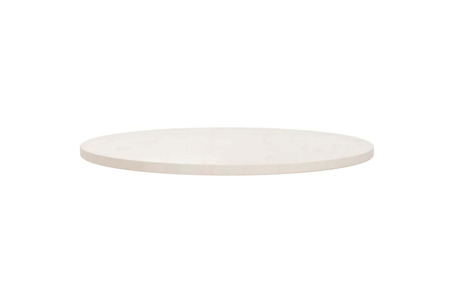 Bordplate hvit 80x2,5 cm heltre furu - Hvit - Møbler - Bord - Bordtilbehør - Bordplate