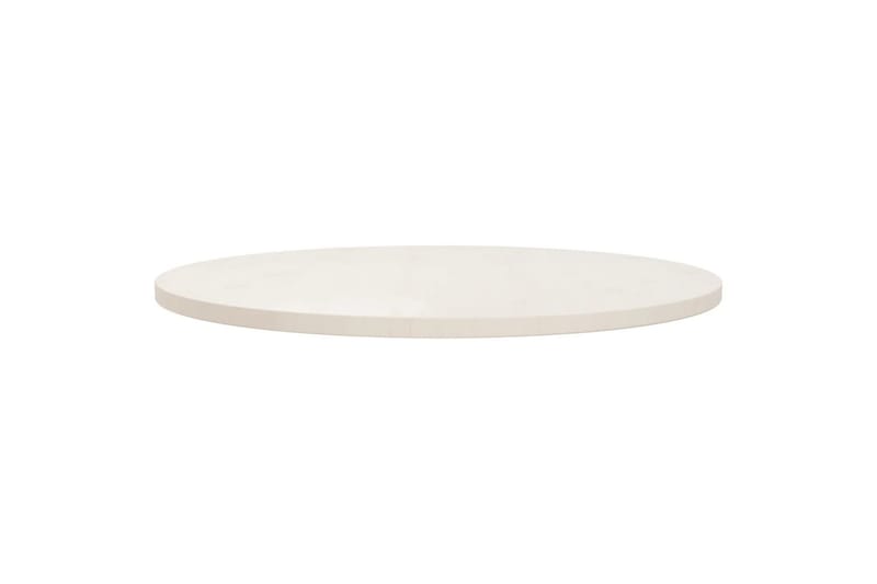 Bordplate hvit 80x2,5 cm heltre furu - Hvit - Møbler - Bord - Bordtilbehør - Bordplate