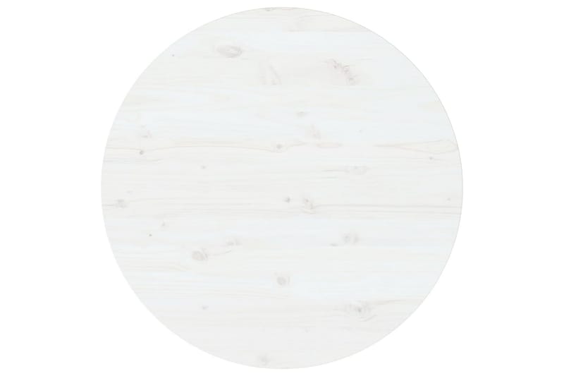 Bordplate hvit 90x2,5 cm heltre furu - Hvit - Møbler - Bord - Bordtilbehør - Bordplate