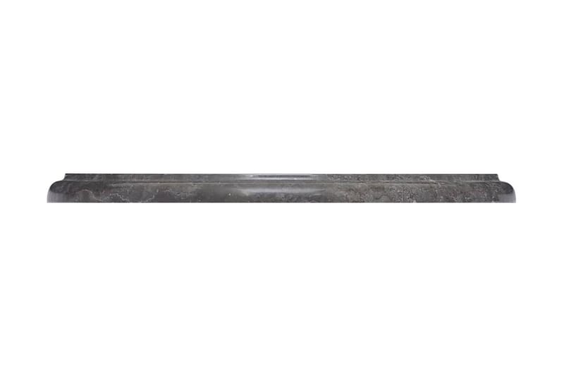 Bordplate svart Ø40x2,5 cm marmor - Svart - Bordplate