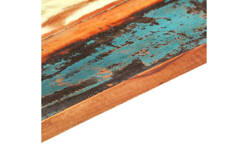 Firkantet bordplate 80x80 cm 25-27 mm gjenvunnet heltre - Bordplate