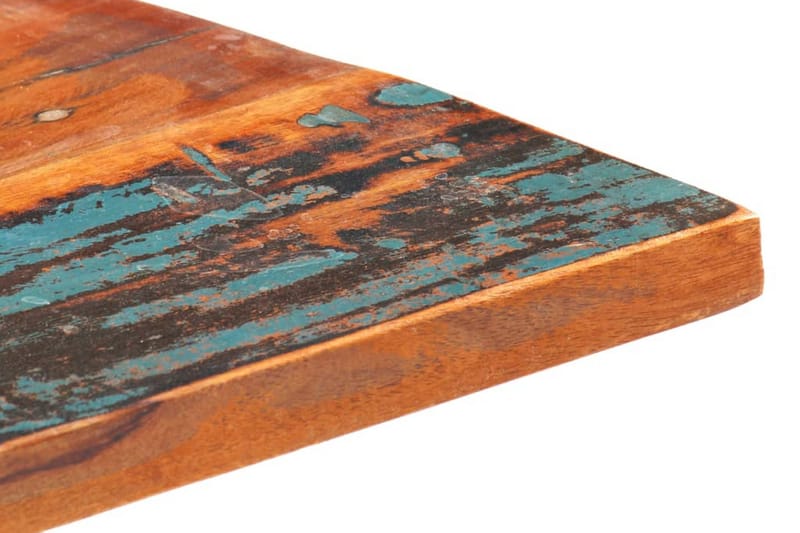 Firkantet bordplate 80x80 cm 25-27 mm gjenvunnet heltre - Bordplate