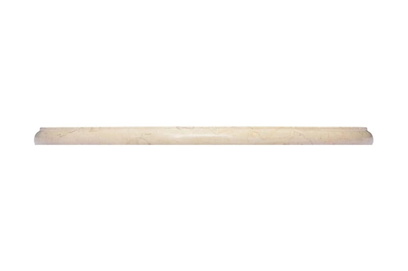 Bordplate kremhvit Ø50x2,5 cm marmor - Krem - Møbler - Bord - Bordtilbehør - Bordplate
