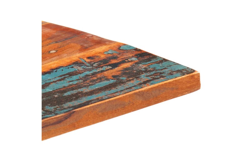 Rektangulær bordplate 70x80 cm 25-27 mm gjenvunnet heltre - Møbler - Bord - Bordtilbehør - Bordplate
