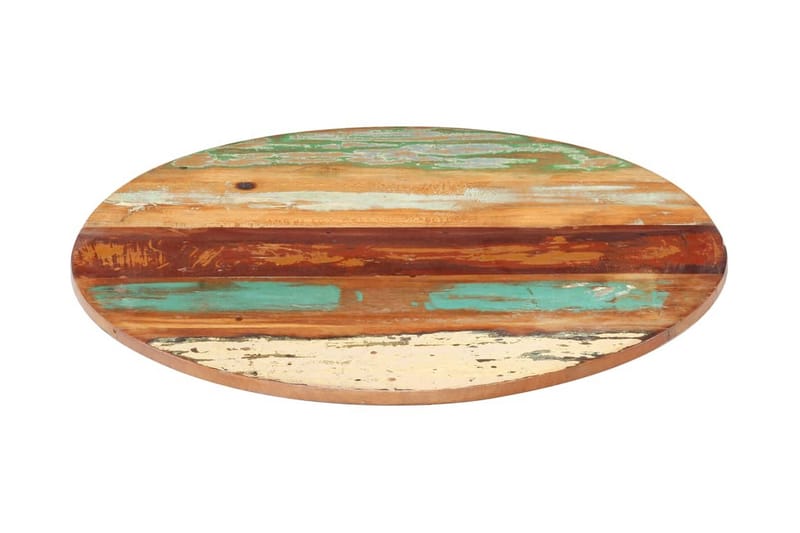 Rund bordplate 70 cm 15-16 mm gjenvunnet heltre - Møbler - Bord - Bordtilbehør - Bordplate