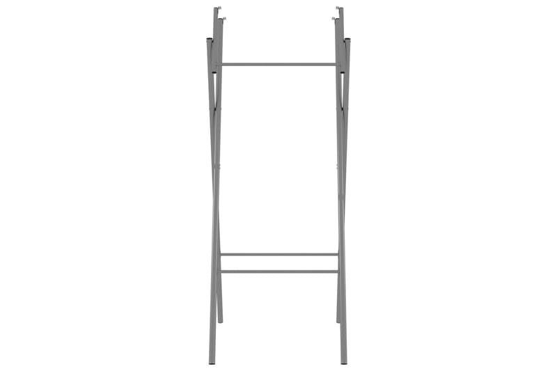 Sammenleggbare bordben sølv 45x55x112 cm galvanisert stål - Møbelben - Bordben