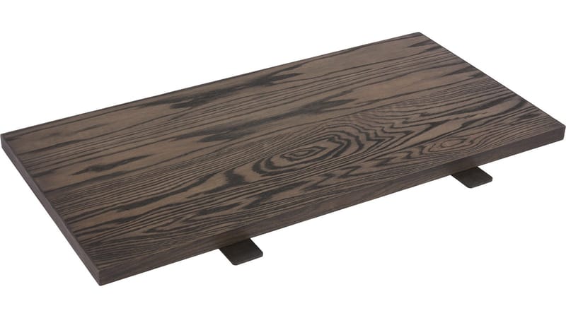 Tilleggsplate Åsmark 100x50 cm, Mørkebrun