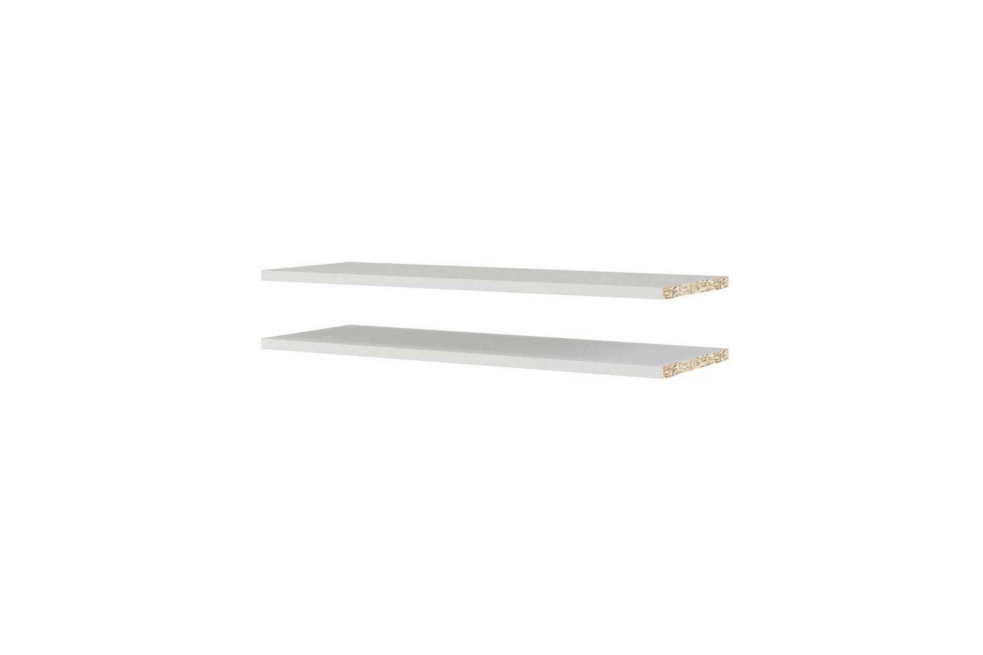Trysil Hylleplate 75,4x26,45 cm - Hvit