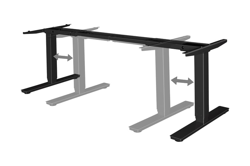 Weer Skrivebordsunderstell 182 cm - Svart - Møbler - Bord - Bordtilbehør - Understell bord