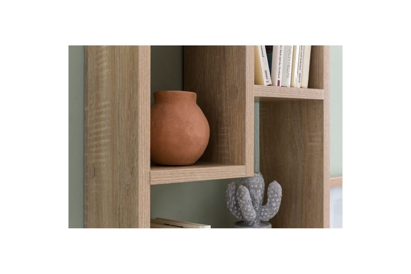 Vegghylle Wohnling melaminbelagt MDF, oppbevaringshylle, moderne stil Sonoma - Sonoma - Oppbevaring - Hyller - Bokhylle