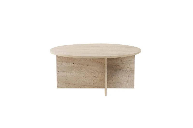 Boro Sofabord 90 cm - Beige - Møbler - Bord - Sofabord