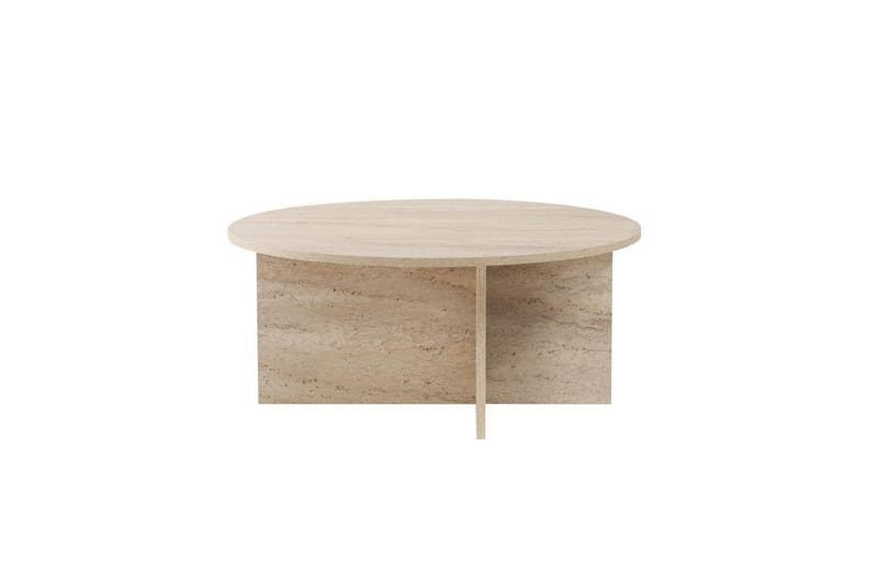 Boro Sofabord 90 cm - Beige - Møbler - Bord - Sofabord