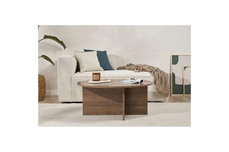 Boro Sofabord 90 cm - Brun - Møbler - Bord - Sofabord