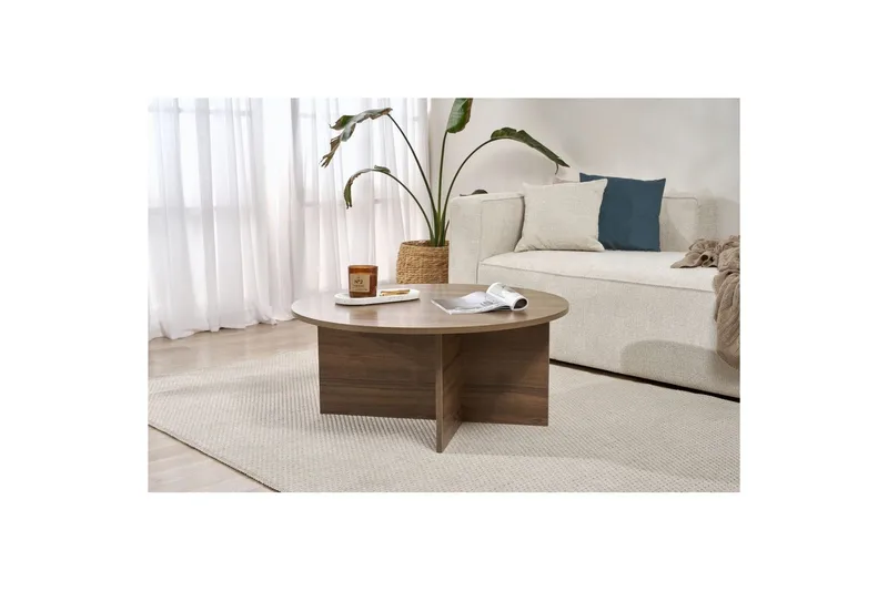 Boro Sofabord 90 cm - Brun - Møbler - Bord - Sofabord