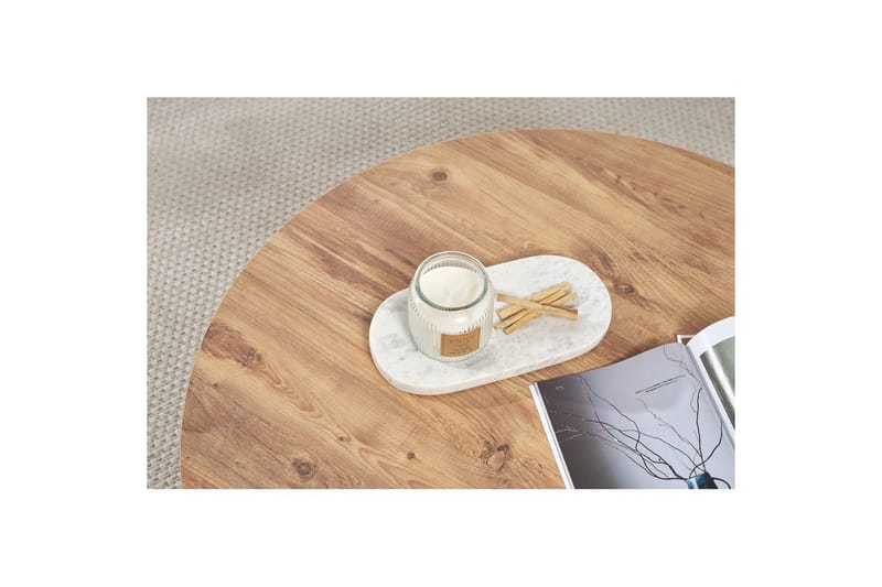 Boro Sofabord 90 cm - Natur - Møbler - Bord - Sofabord