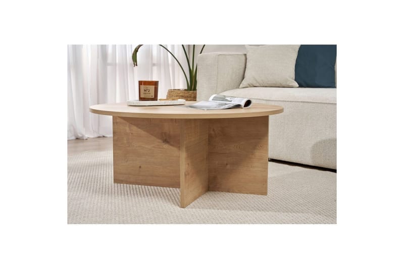 Boro Sofabord 90 cm - Natur - Møbler - Bord - Sofabord