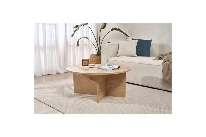 Boro Sofabord 90 cm - Natur - Møbler - Bord - Sofabord