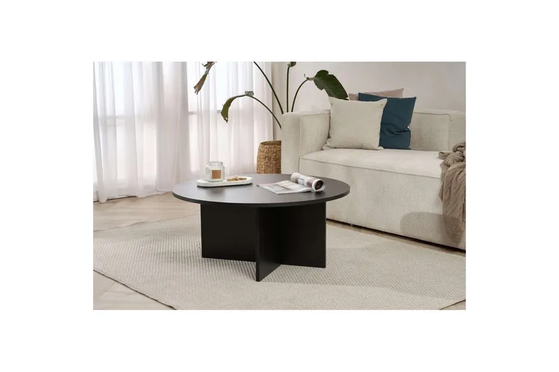 Boro Sofabord 90 cm - Svart - Møbler - Bord - Sofabord