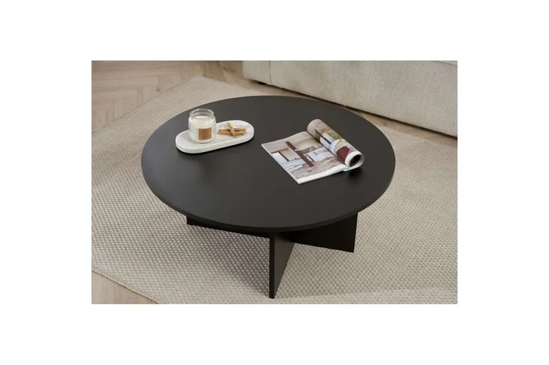 Boro Sofabord 90 cm - Svart - Møbler - Bord - Sofabord