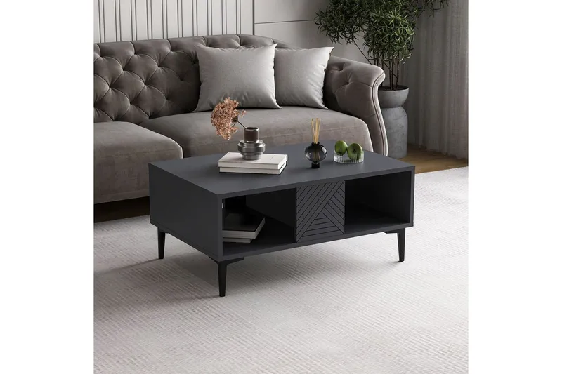 Botswana Stuebord 90 cm - Antrasitt - Møbler - Bord - Sofabord