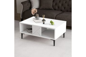 Botswana Stuebord 90 cm - Hvit - Møbler - Bord - Sofabord