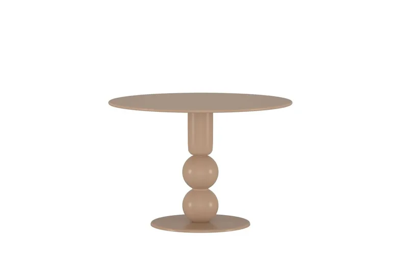 Boule Rundt Spisebord 110 cm i Tre - Beige - Møbler - Bord - Spisebord & kjøkkenbord