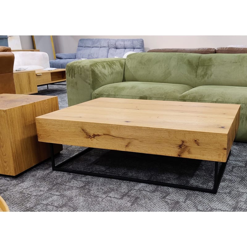 Bronte Sofabord 120 cm i Eik - Brun|Svart - Møbler - Bord - Sofabord
