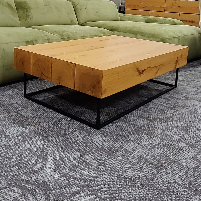 Bronte Sofabord 120 cm i Eik - Brun|Svart - Møbler - Bord - Sofabord