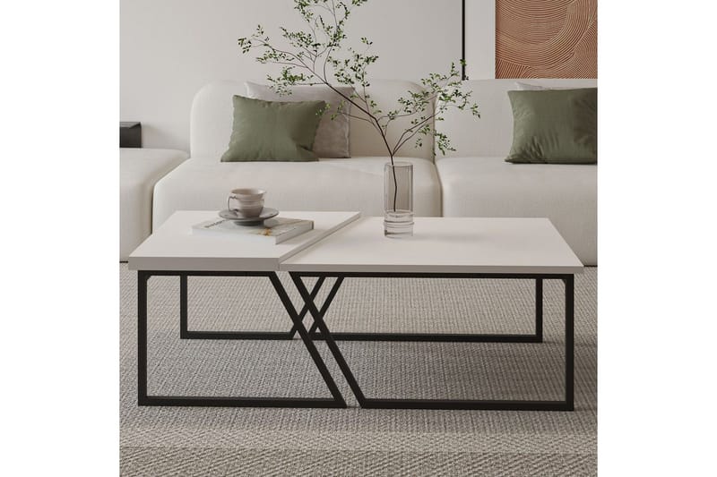 Bulskoll Stuebord 120 cm - Hvit - Møbler - Bord - Sofabord