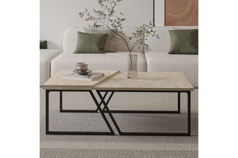 Bulskoll Stuebord 120 cm - Travertin - Møbler - Bord - Sofabord