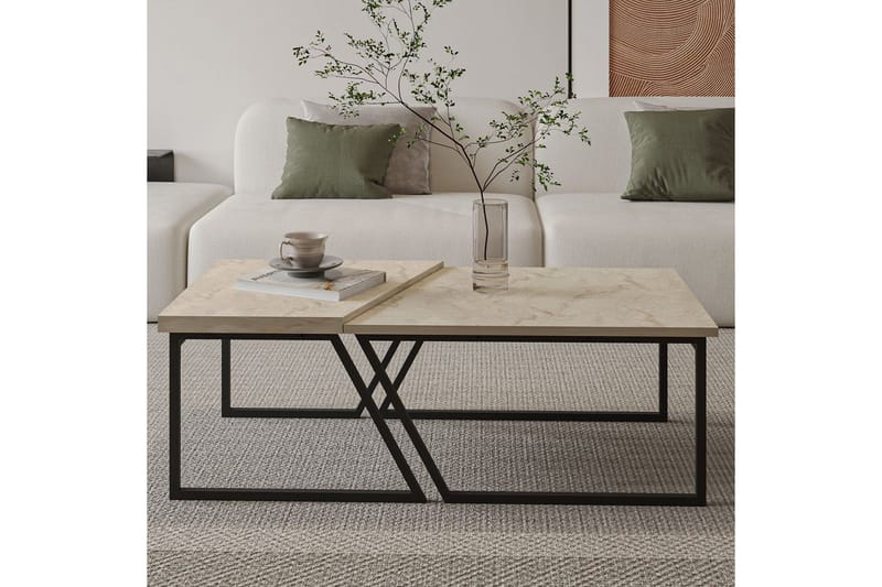 Bulskoll Stuebord 120 cm - Travertin - Møbler - Bord - Sofabord