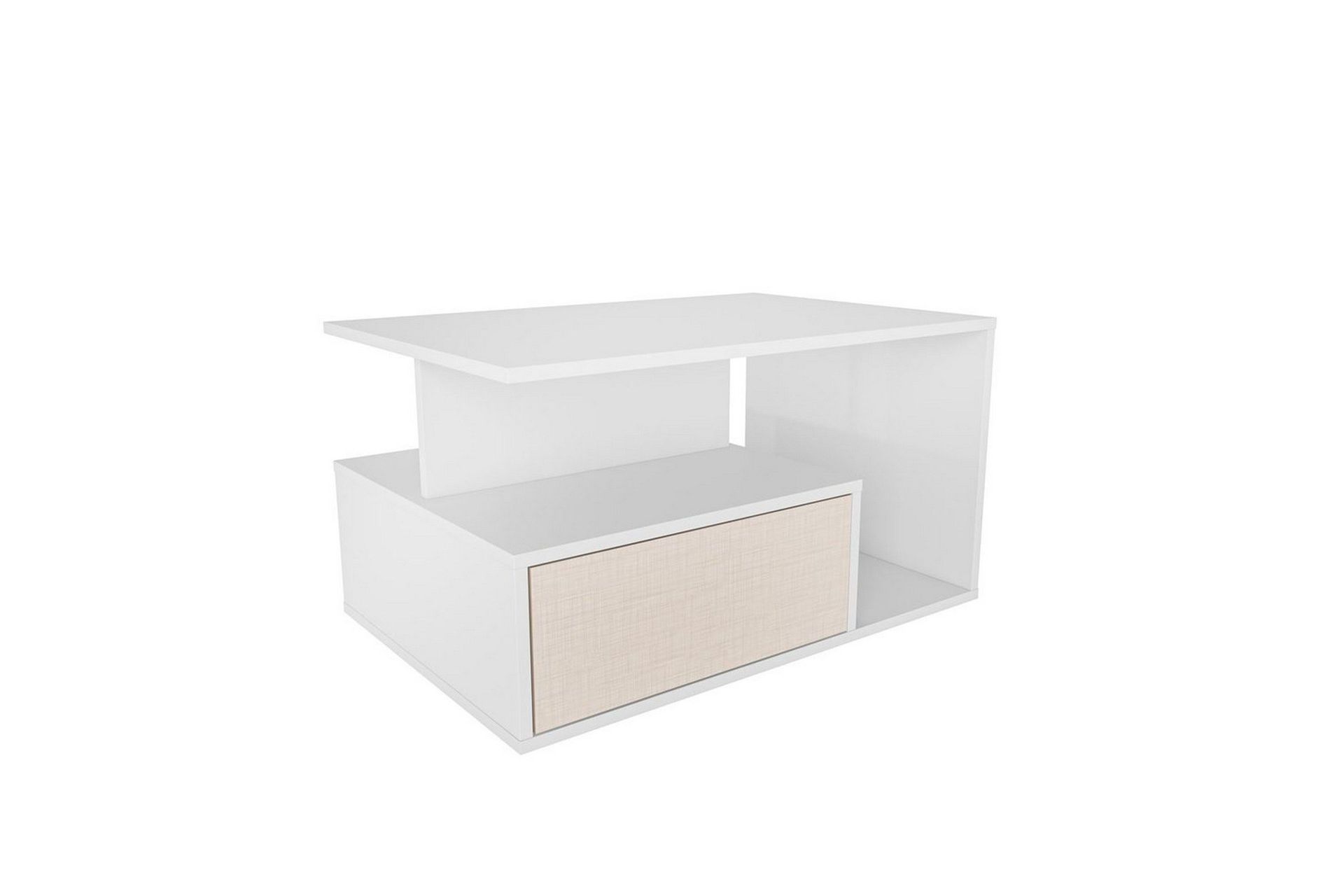 Bulvari Stuebord 90 cm - Beige/Hvit