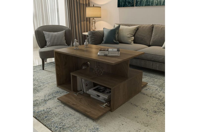 Bulvari Stuebord 90 cm - Valnøtt - Møbler - Bord - Sofabord