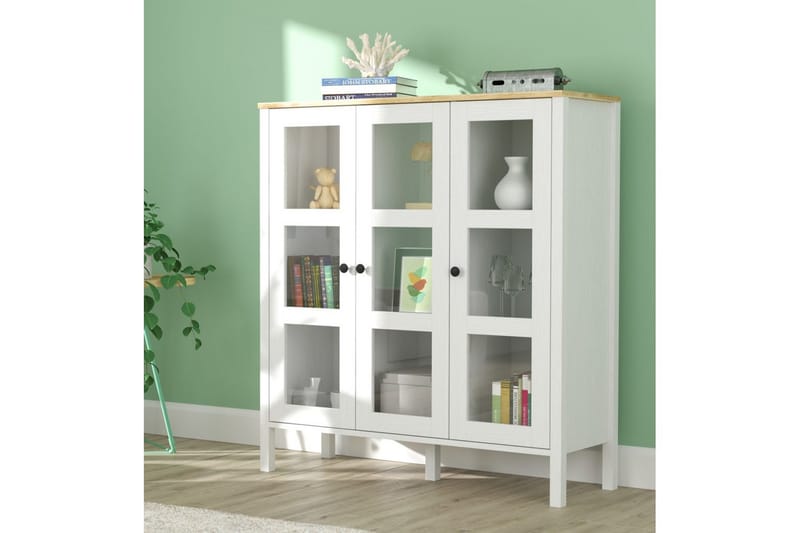 Cadrel Bokhylle 112 cm - Natur/Hvit - Oppbevaring - Hyller - Bokhylle