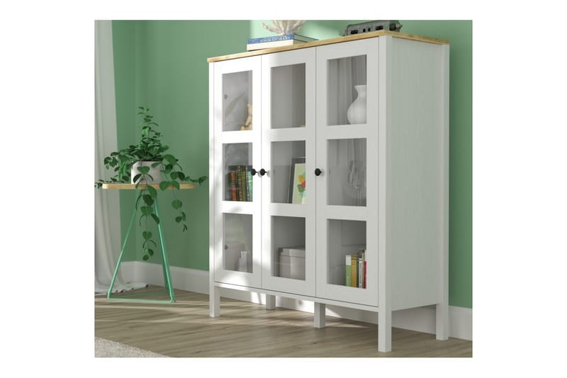 Cadrel Bokhylle 112 cm - Natur/Hvit - Oppbevaring - Hyller - Bokhylle