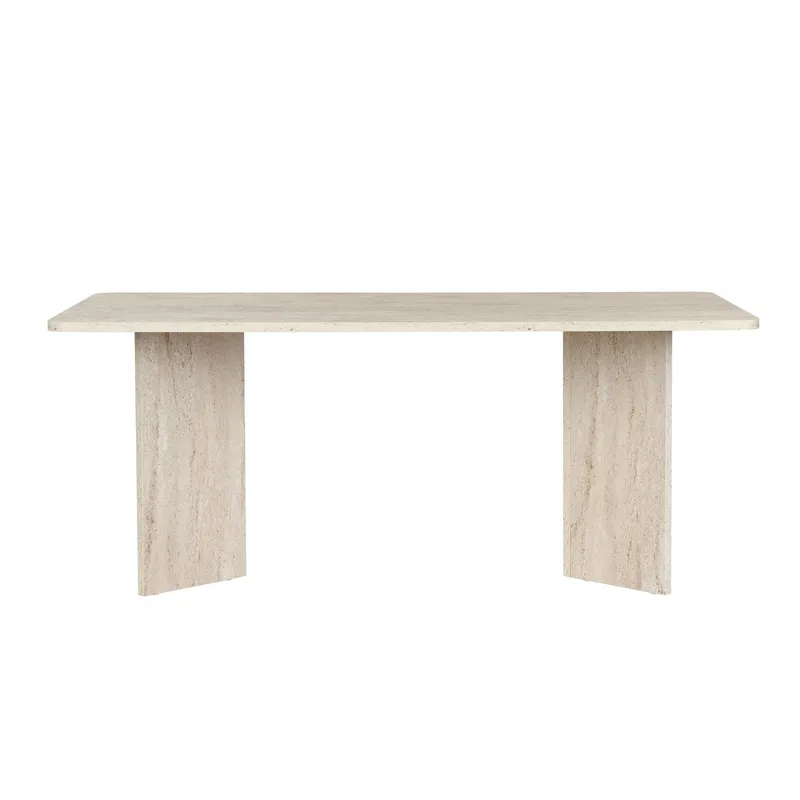 Cadron spisebord 180 cm rektangulært - Travertin - Møbler - Bord - Spisebord & kjøkkenbord
