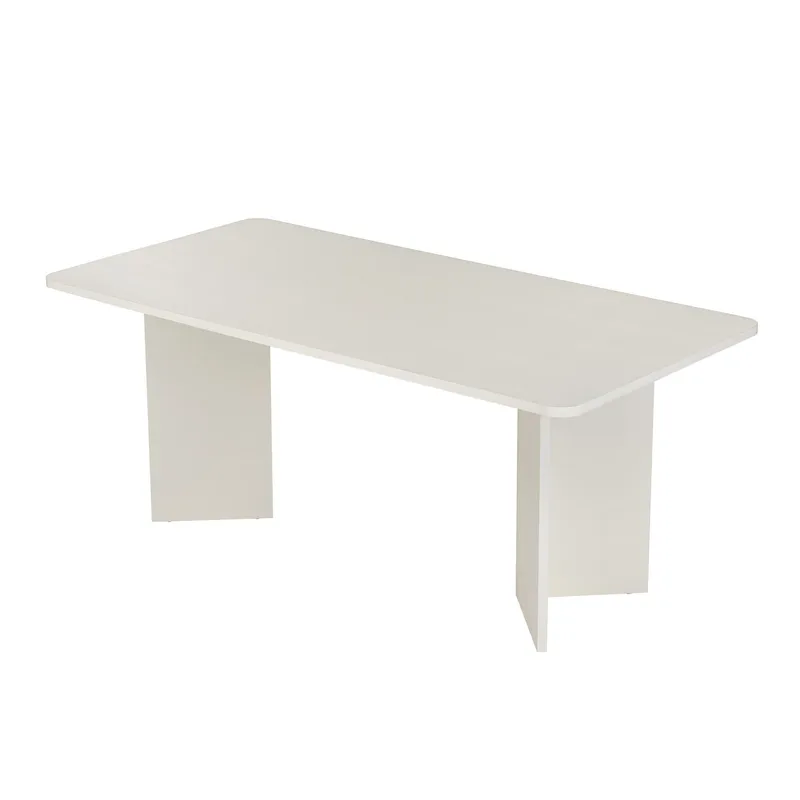 Cadron spisebord 180 cm rektangulært - Tre Hvit - Møbler - Bord - Spisebord & kjøkkenbord