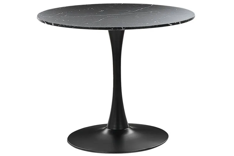 Calmar Spisebord 90 cm Rund, Svart