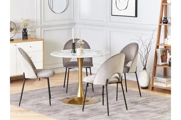 Calmar Spisebord 90 cm Rund - Møbler - Bord - Spisebord & kjøkkenbord