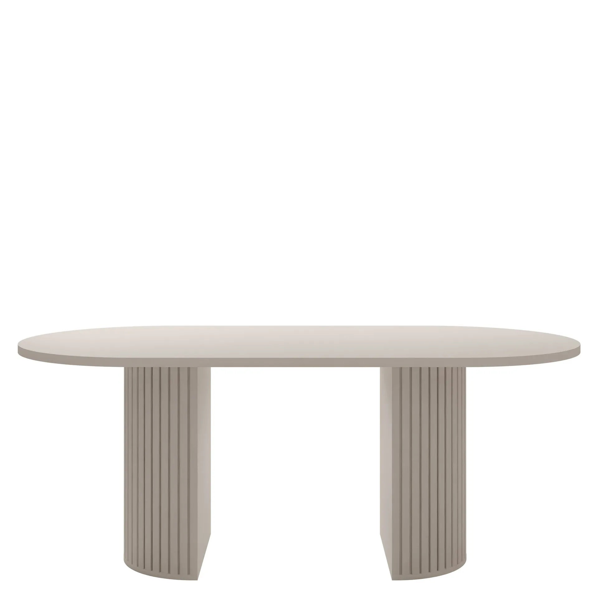 Calvion Spisebord ovalt 185 cm - beige